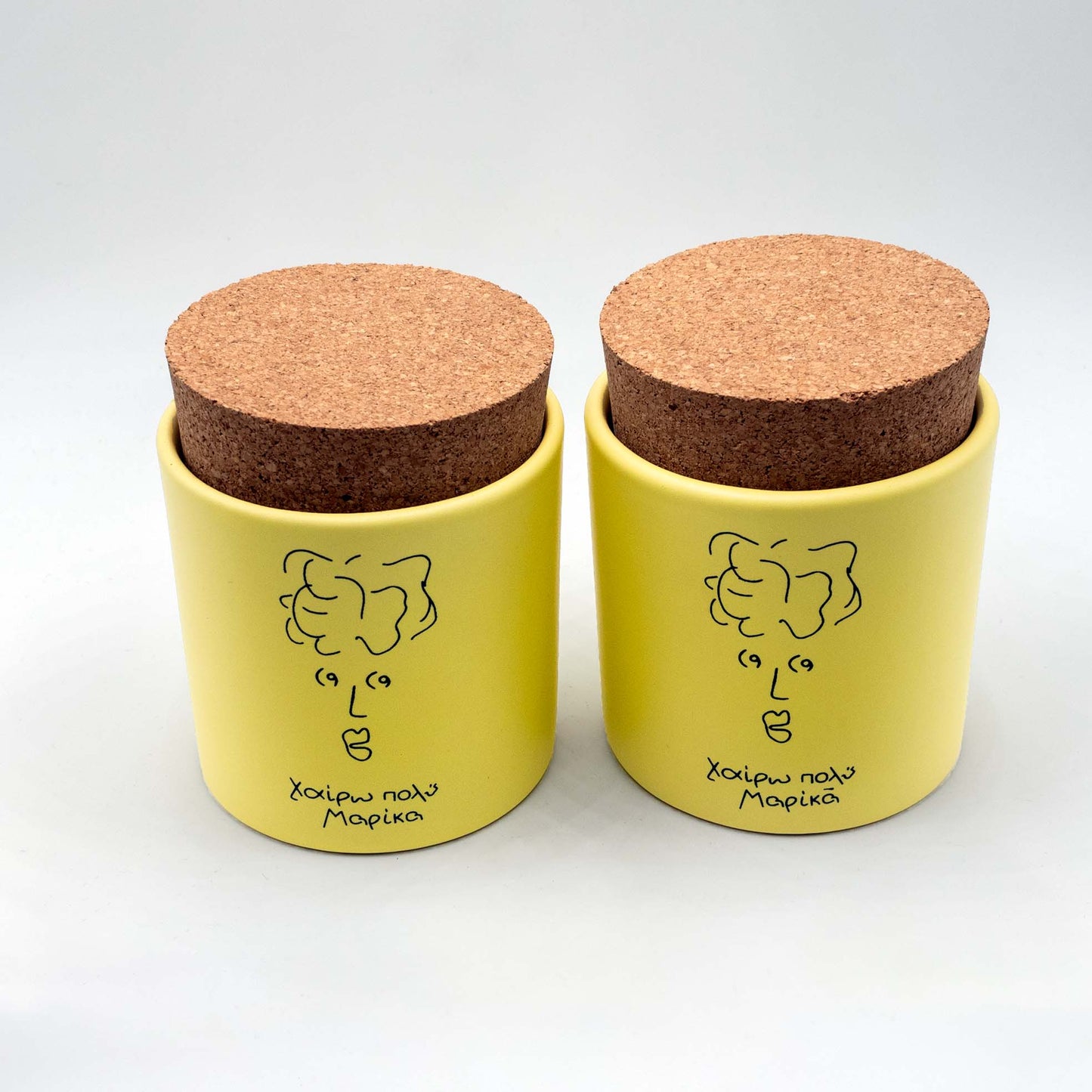 Set of 2 Meet Marika Sugar/Coffee Jar