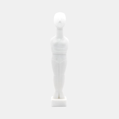Cycladic Sculpture, Naxos Marble Figurine H18.5