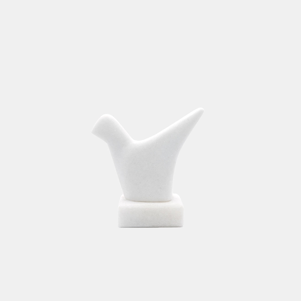 White Dove Sculpture, Naxos Marble, H9.5