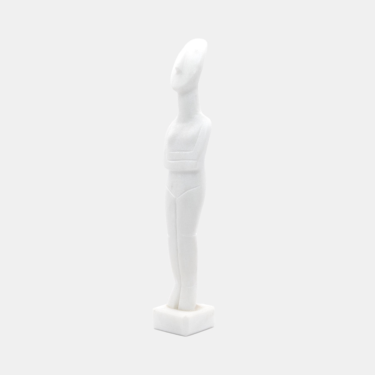 Cycladic Sculpture, Naxos Marble Figurine H18.5