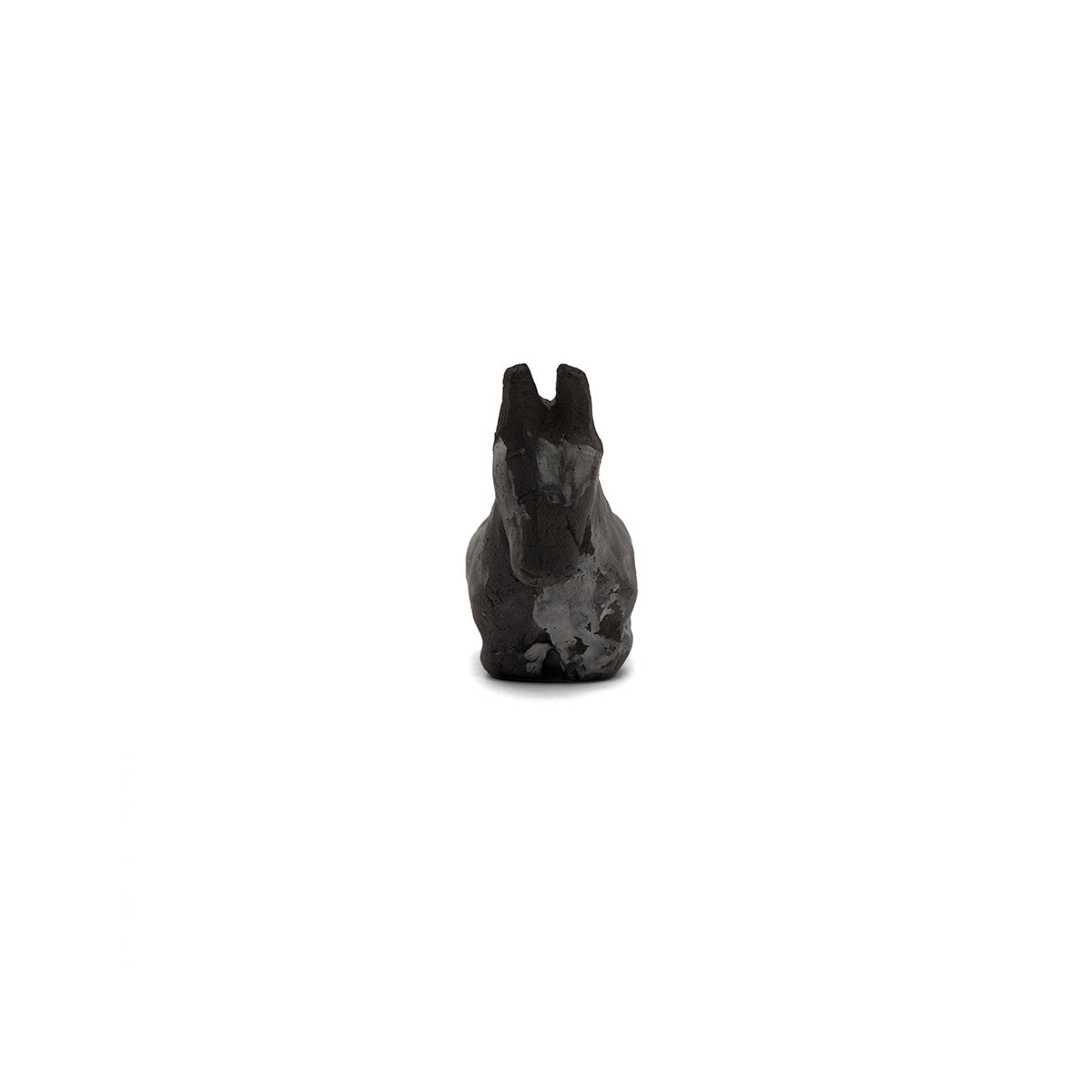 Ancient Greek Donkey Sculpture in Gray