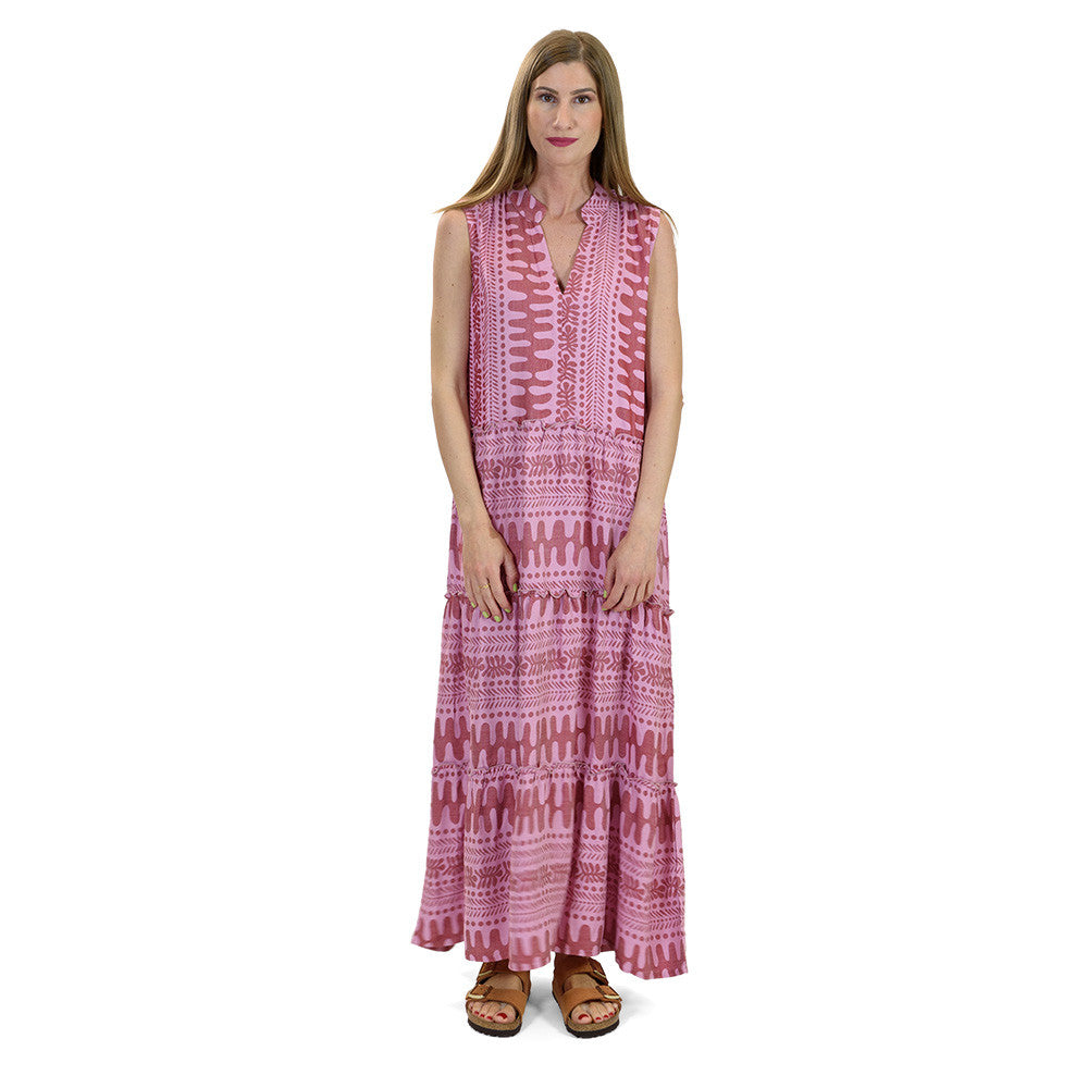 Experience sun-drenched Greece with this handmade maxi dress, crafted full of authentic Greek flair. Wear it on your next travel adventure with a pair of sandals and a floppy hat, then use it as your new festival wear.