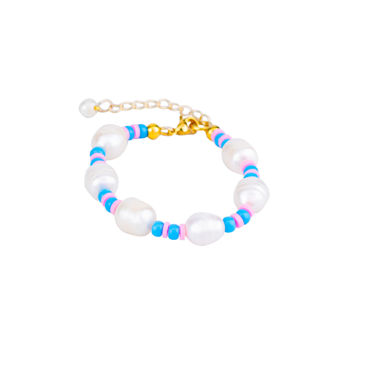 Pearly Cycladic Sunset Bracelet, Adjustable