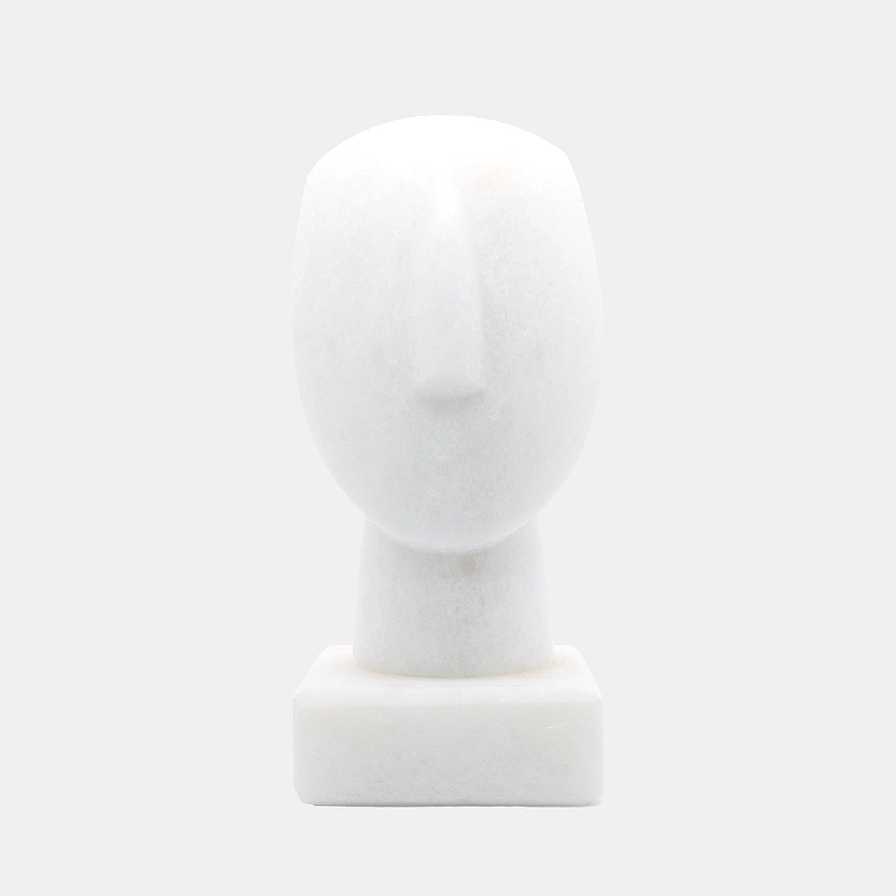 Exquisite, artisan-crafted Naxos marble statue, the Round Spedos Head figurine radiates with the enduring beauty of Cycladic design, a testament to ancient Greek art's minimalist yet sophisticated style