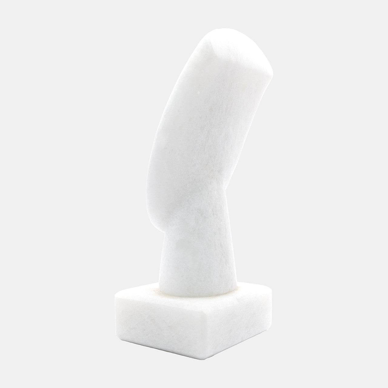 Handmade Cycladic Head Sculpture – Round Spedos Naxos Marble
