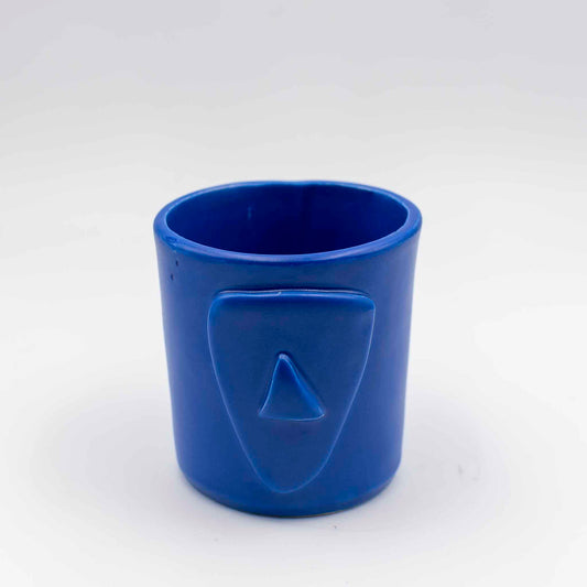Tereza of Naxos Cycladian Style, Short Ceramic Mug in Aegean Blue Mugs 19 € Tereza's Greek Concept Store