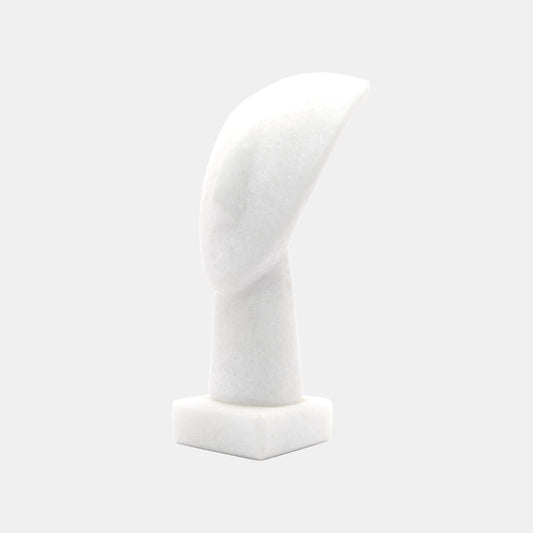 Head of a Figurine, Triangle Spedos, Naxos Marble, Cycladic Art H16