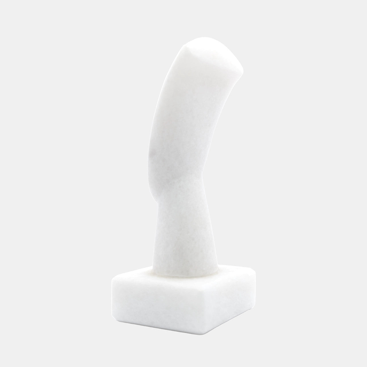 Handmade Cycladic Head Sculpture – Triangle Spedos Figurine in Naxos Marble