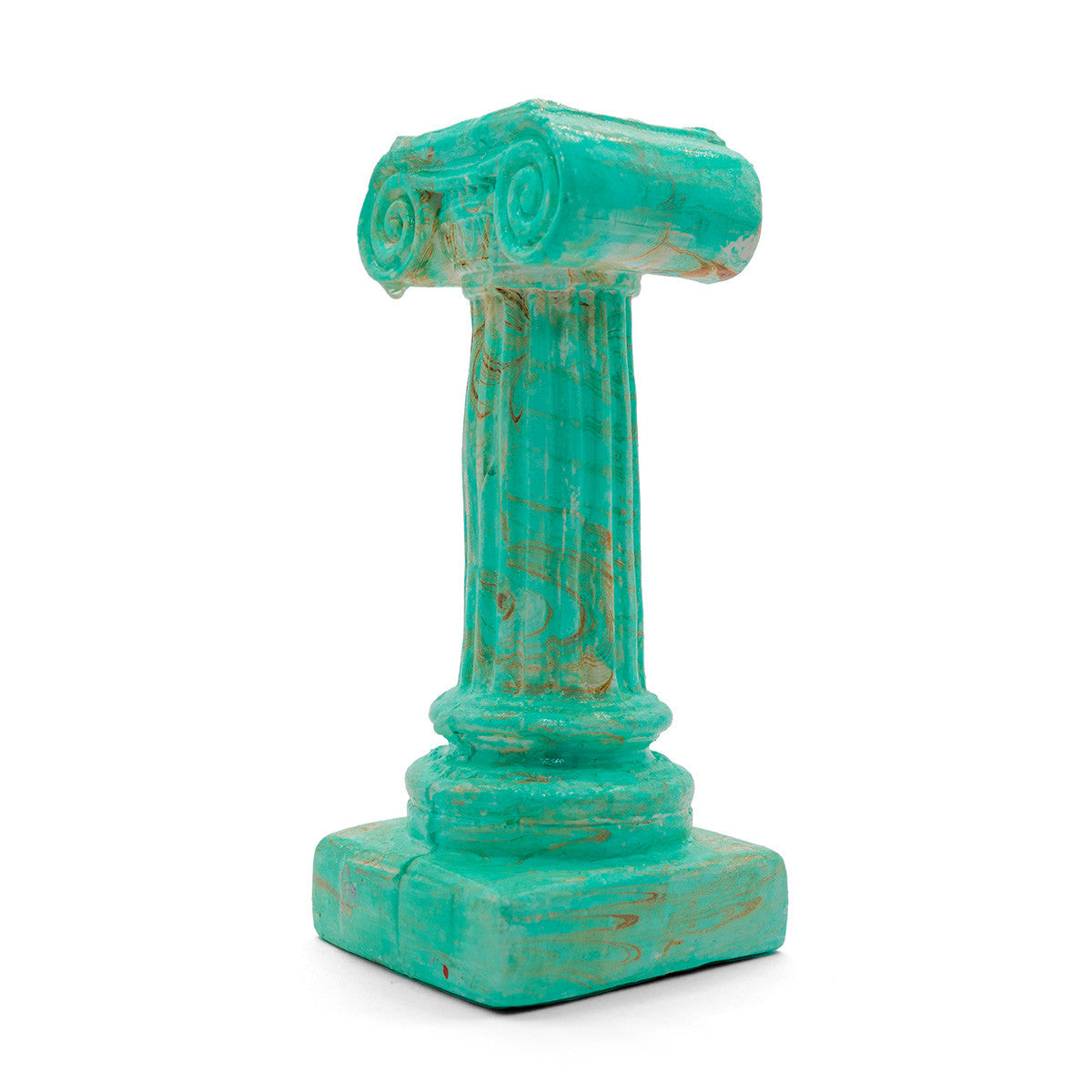 Ebru Ionic Column in Turquoise