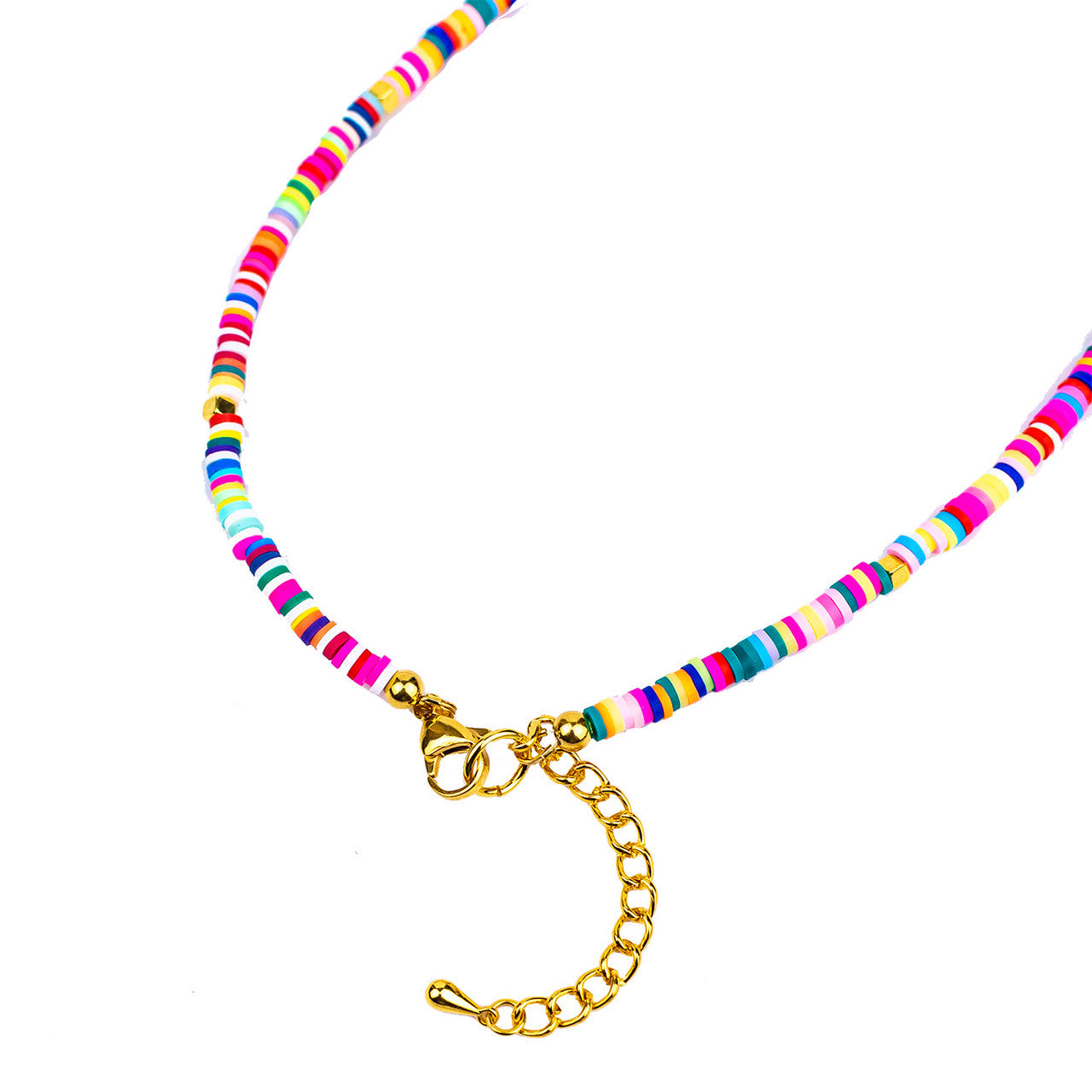 Joyful Panther, Colourful Beaded Pendant