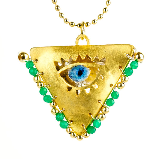 Tereza of Naxos Viridian Green "Filakto" Talisman, Lucky Charm, Pendant Jewellery 99 € Tereza's Greek Concept Store