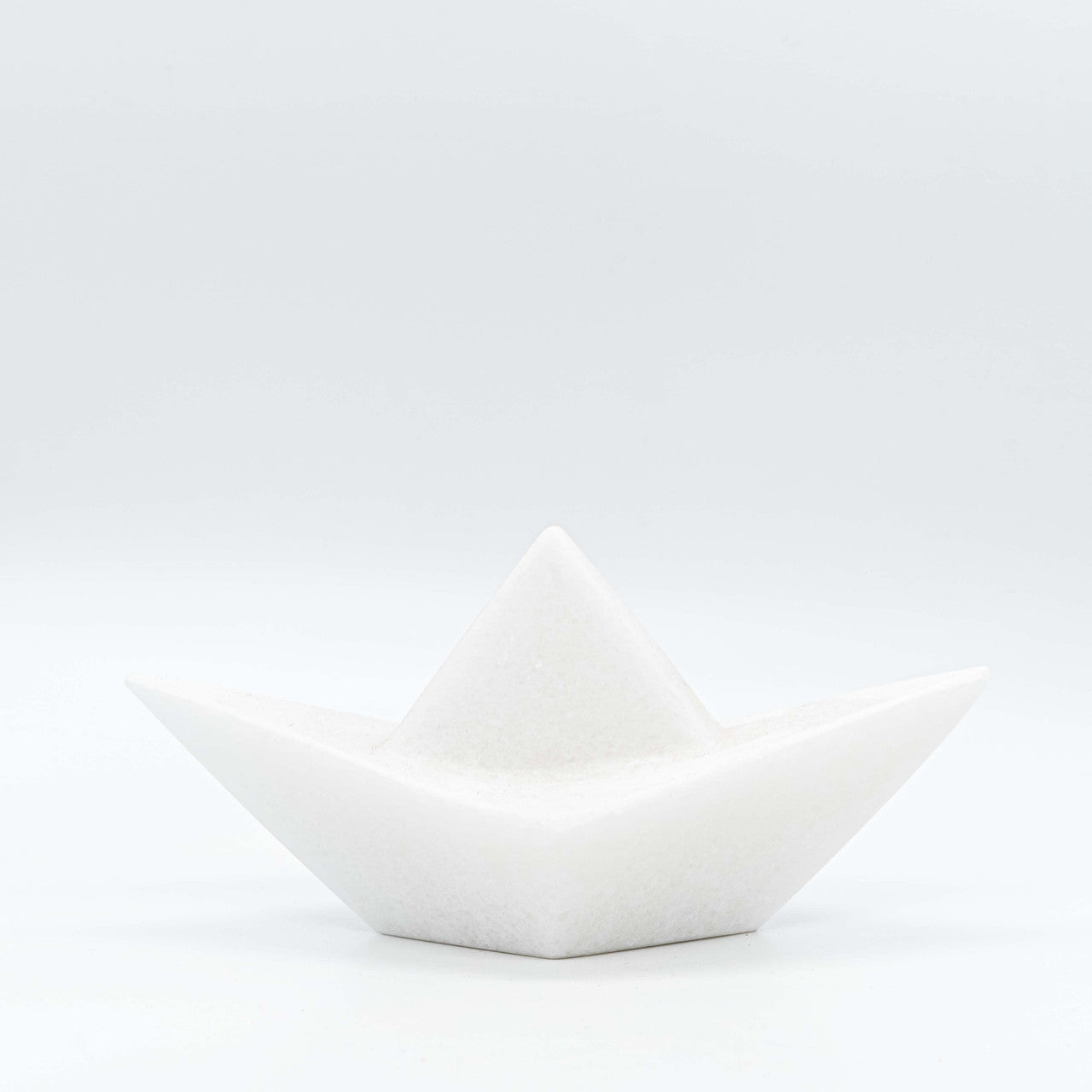 Paper Boat, Large, Naxos Marble