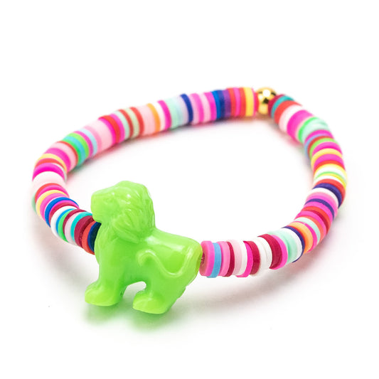 Tereza of Naxos Lime Lion Joyful Bracelet Jewellery 26 € Tereza's Greek Concept Store