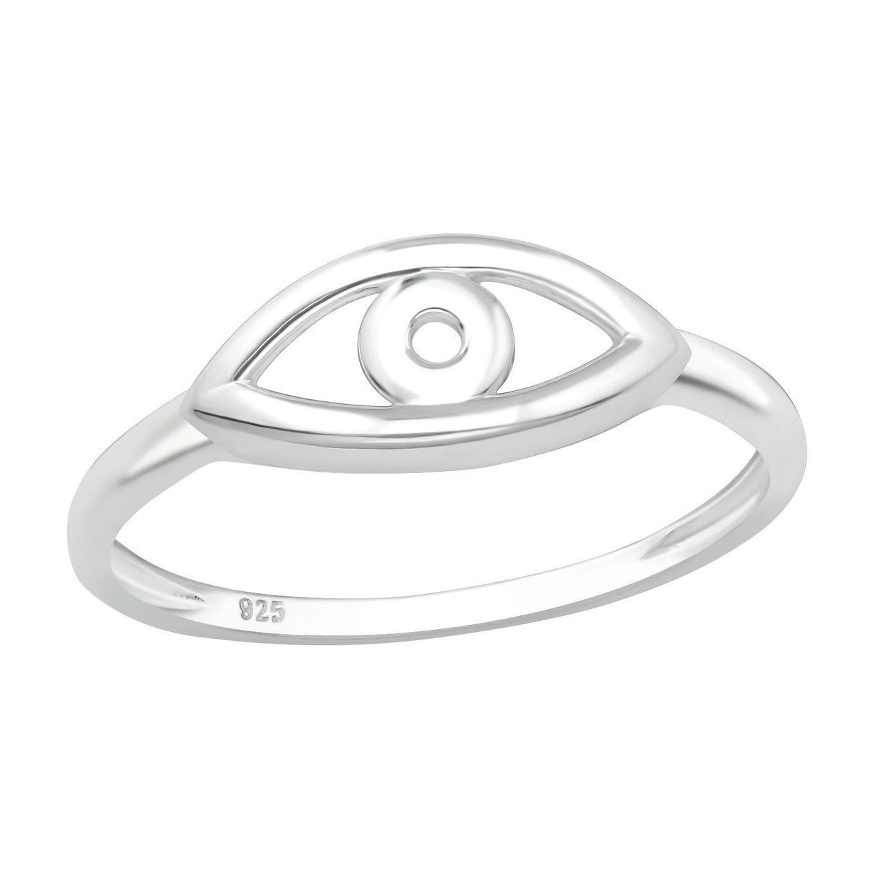 Tereza of Naxos Evil Eye Ring, 925 Sterling Silver Jewellery 40 € Tereza's Greek Concept Store