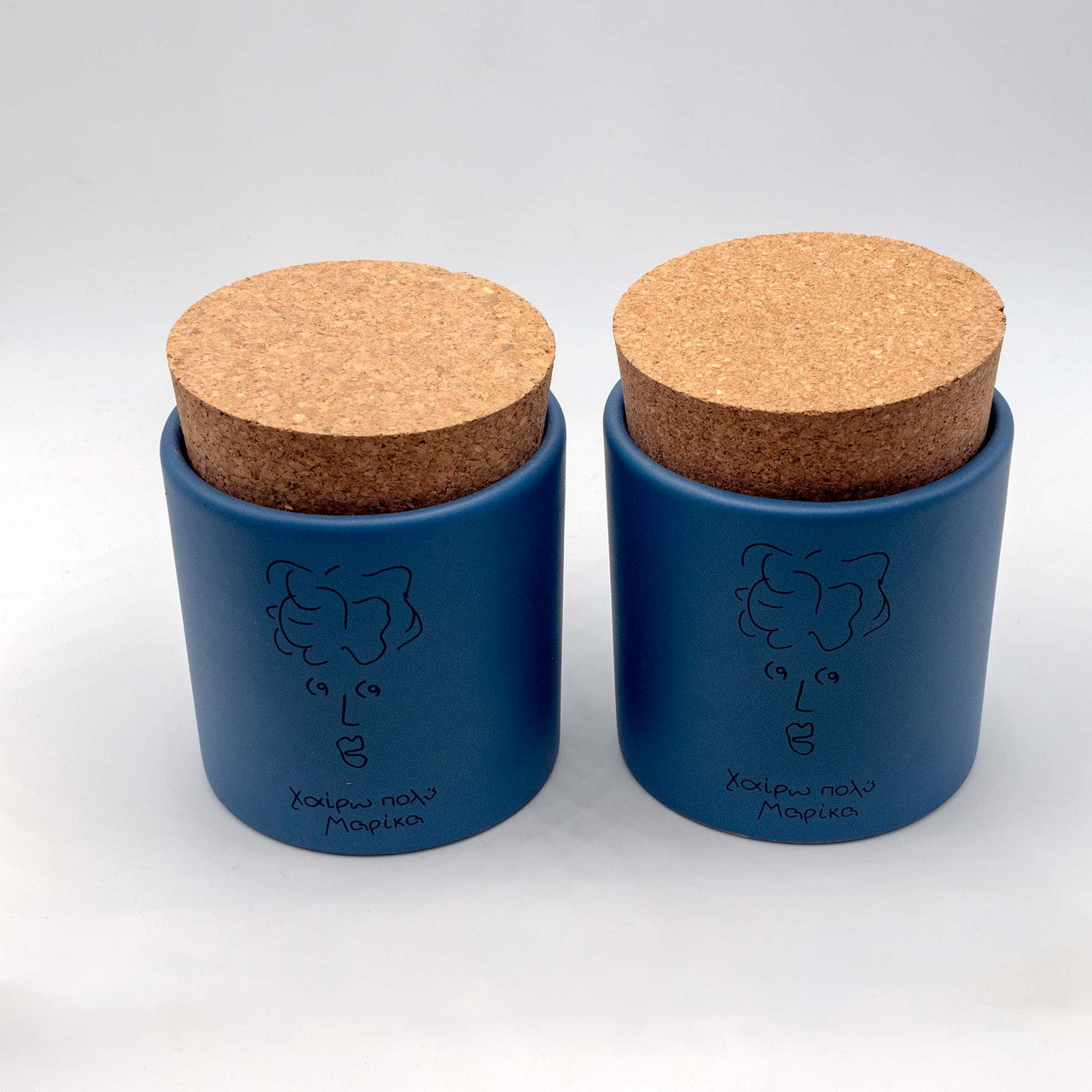 Set of 2 Meet Marika Sugar/Coffee Jar
