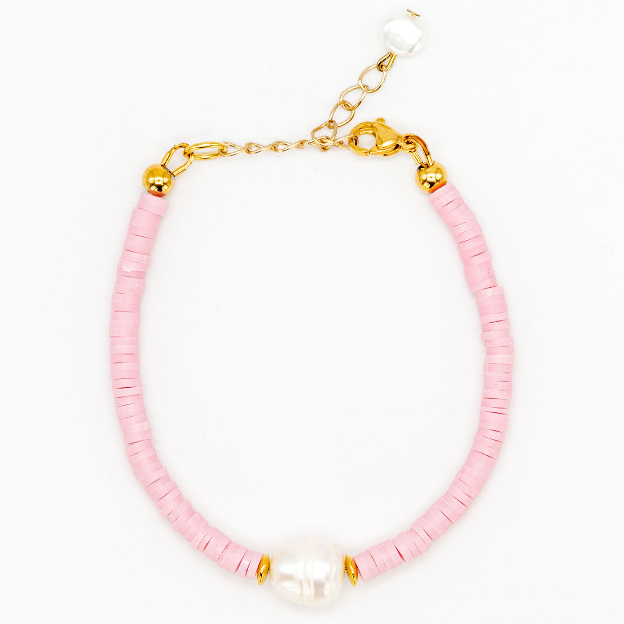 The Elegant Pearly Bracelet in Baby Pink