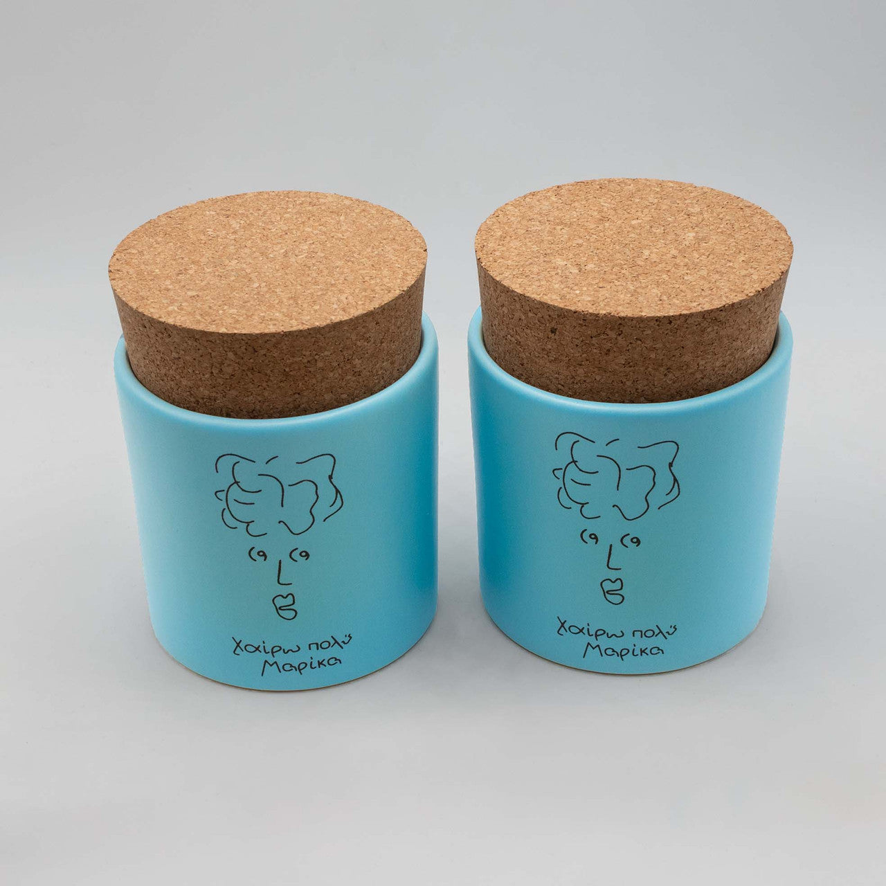 Set of 2 Meet Marika Sugar/Coffee Jar