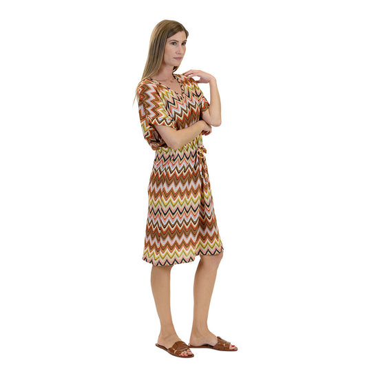 Zakar Rainbow Embroidery Dress – Light, Playful & Perfect for Summer