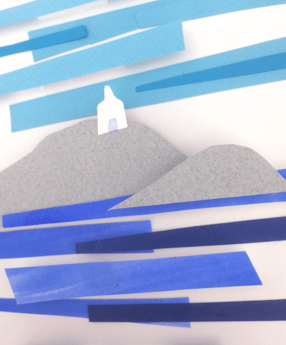 Island, Handcrafted Artwork, Wooden Frame