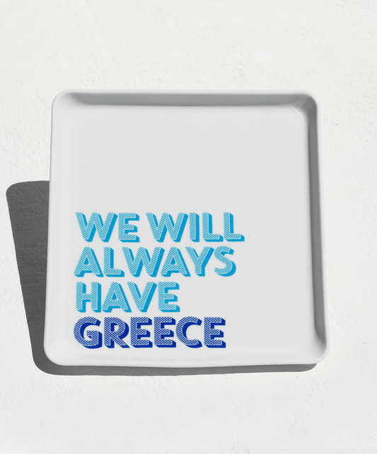 Tereza of Naxos Memories Ceramic Tray Home Decoration 29 € Tereza's Greek Concept Store