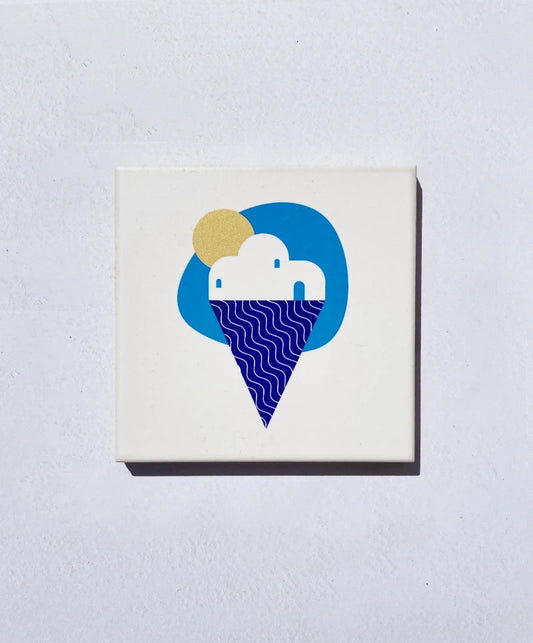 Tereza of Naxos Yummy Greece Coaster Home Decoration 15 € Tereza's Greek Concept Store