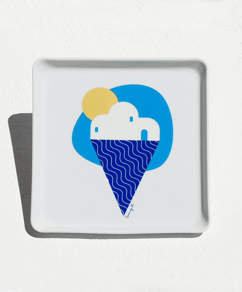 Tereza of Naxos Yummy Greece Ceramic Tray Home Decoration 29 € Tereza's Greek Concept Store