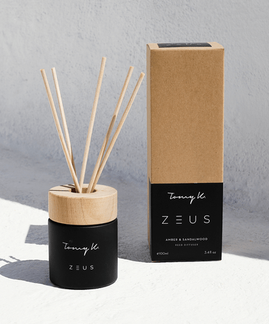 "Zeus" Firewood diffuser, in Black