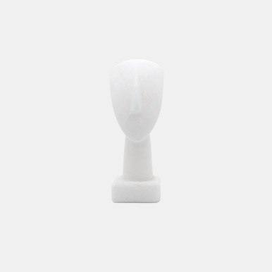 Triangle Spedos Head, Naxos Marble, Cycladic Figurine, H12