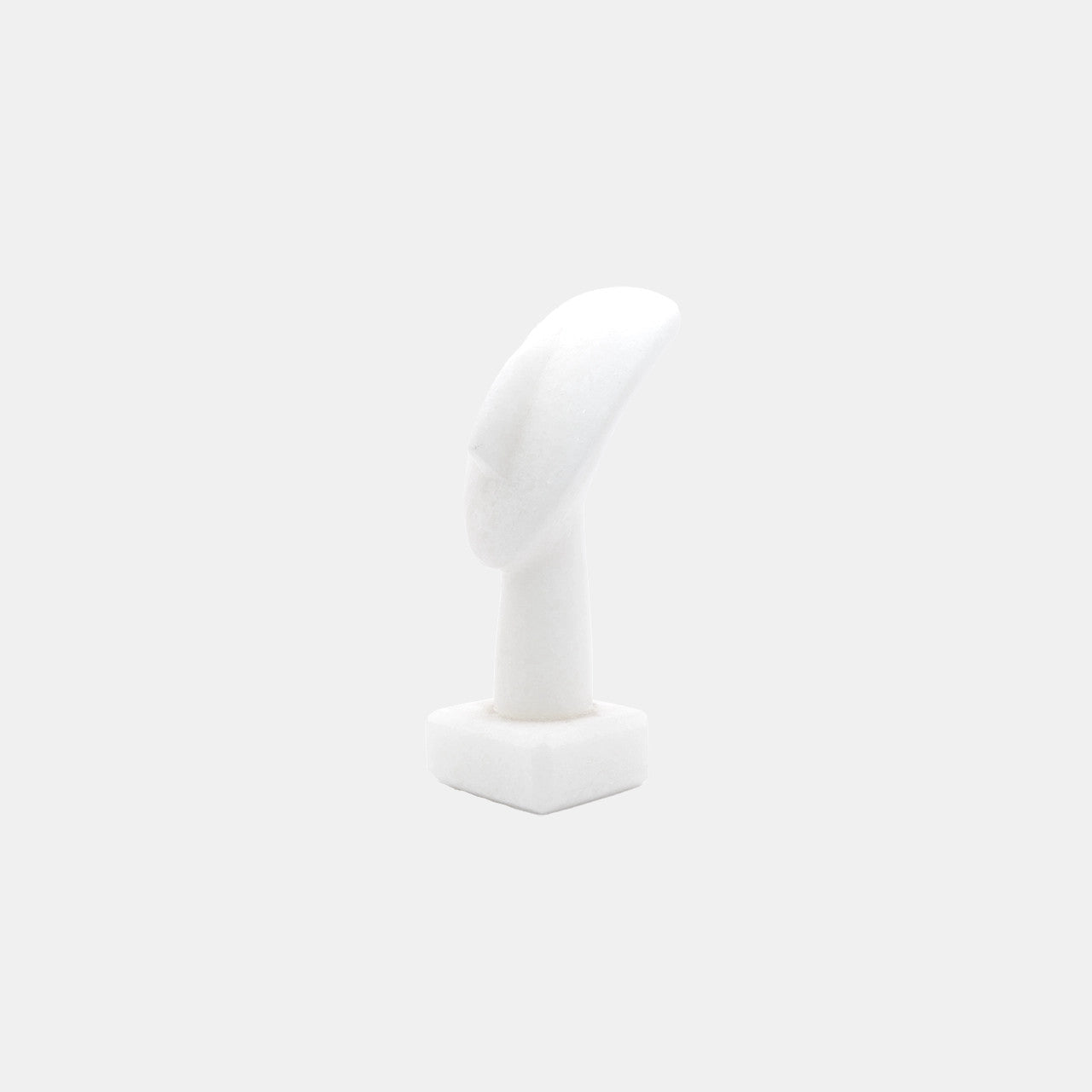 Close up of handmade cycladic head sculpture