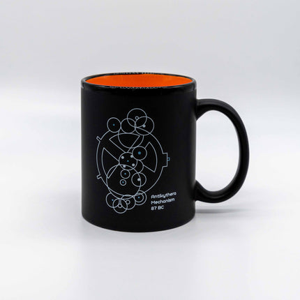 Antikythera Mechanism Mug in Black