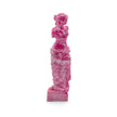 Pink marble Venus di Milo statue figurine inspired by ancient Greek art. Handcrafted ebru design.