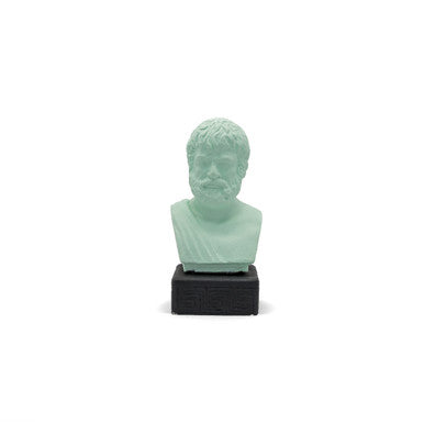 Aristotle Coloured Figurine in Muted Mint Green image 6
