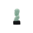Aristotle Coloured Figurine in Muted Mint Green detail view