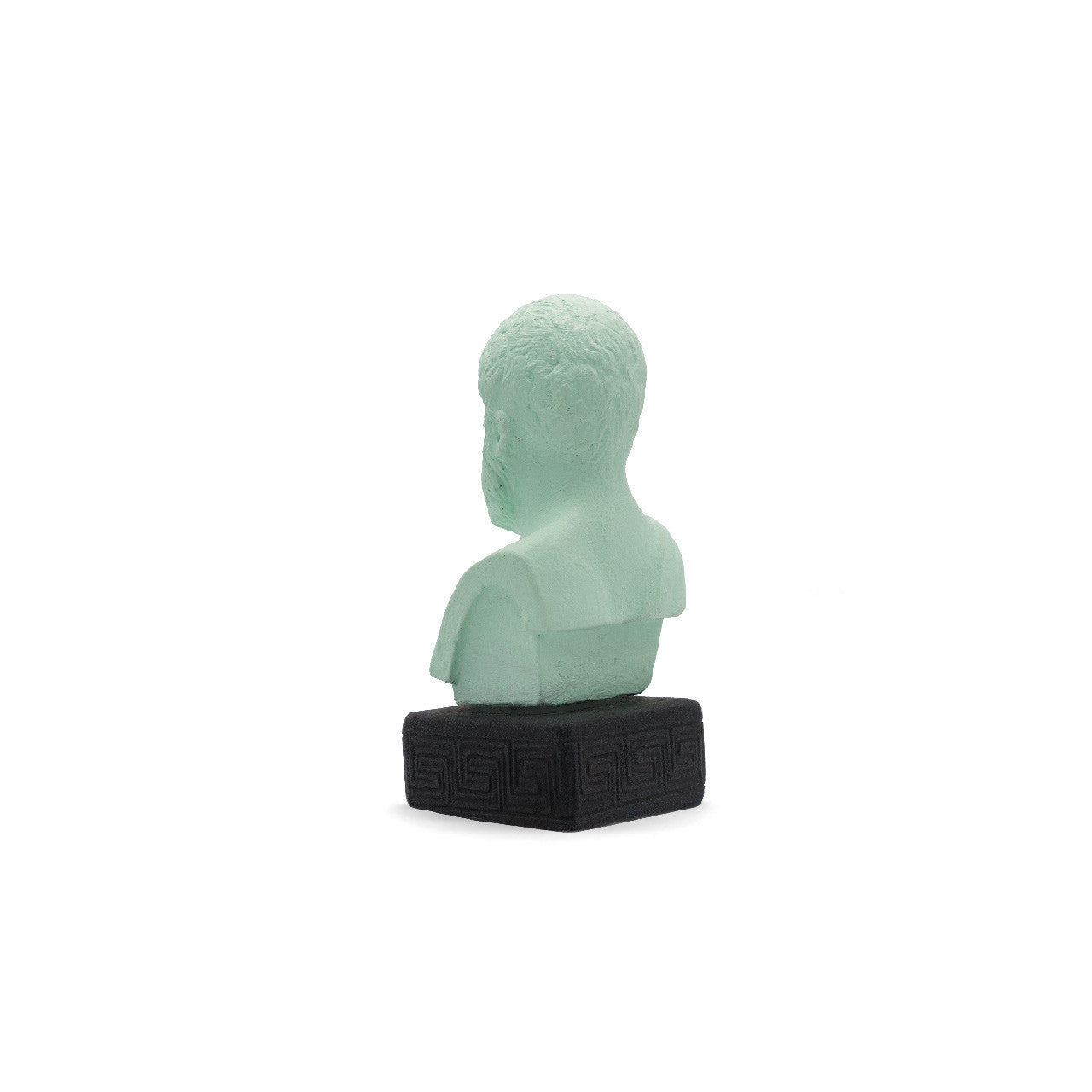 Aristotle Coloured Figurine in Muted Mint Green styled view