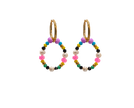 Boho Style, Colourful, Hoop Earrings