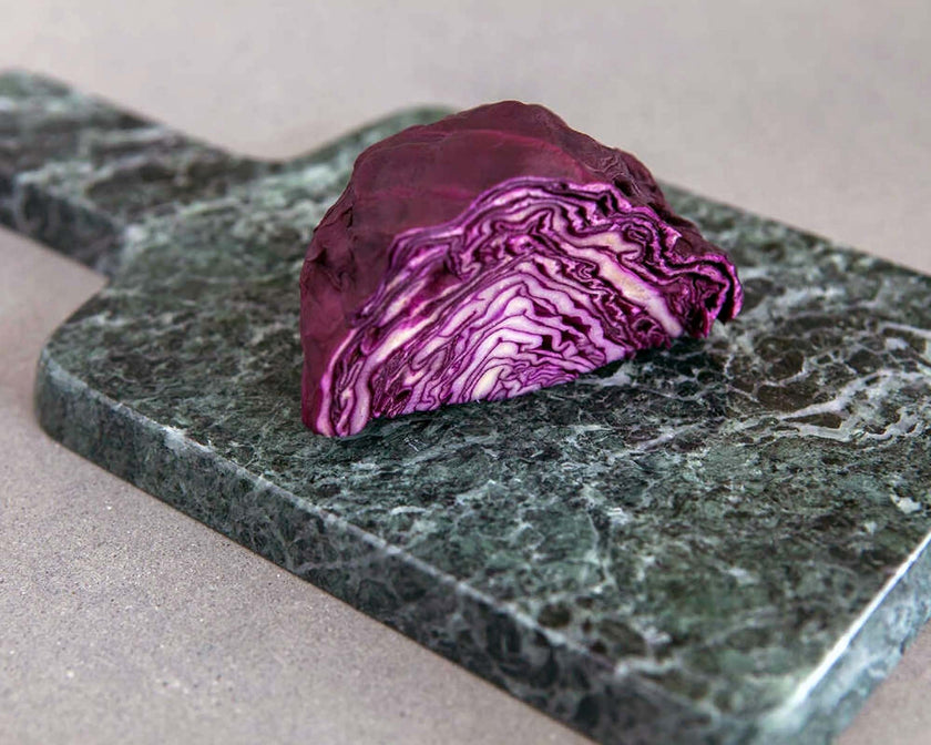 Classic Cutting Board, Tinos Green Marble styled view