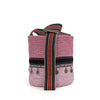 Ethnic Wild Orchid and Orange Handwoven Bucket Bag image 5