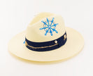 Come Sail With Me, Fedora, Hand-painted Hat