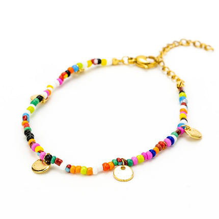 Tereza of Naxos Ethnic Multicoloured Bracelet, Adjustable Jewellery 30 € Tereza's Greek Concept Store