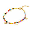Ethnic Multicoloured Bracelet, Adjustable detail view