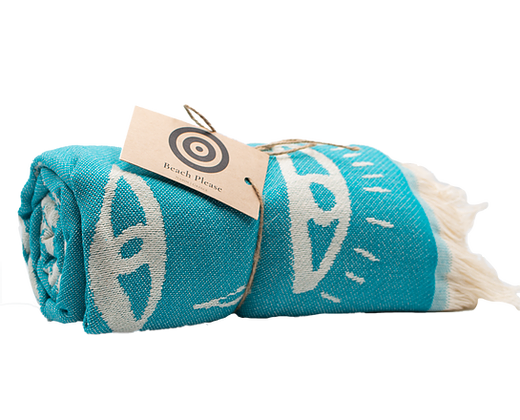 Eye Spy, Premium Cotton Beach Towel detail view