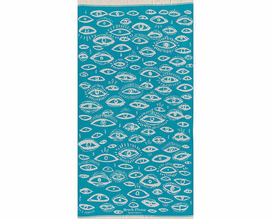 Eye Spy, Premium Cotton Beach Towel image 5