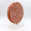 Phaistos Disc on a stand, Handcrafted Art styled view