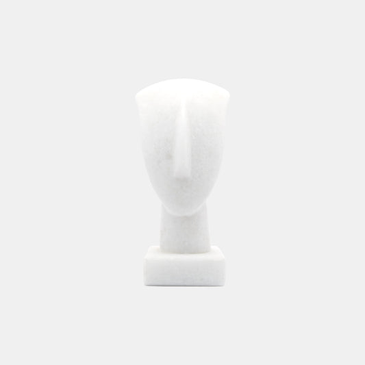 Head of a Figurine, Triangle Spedos, Naxos Marble, Cycladic Art H13