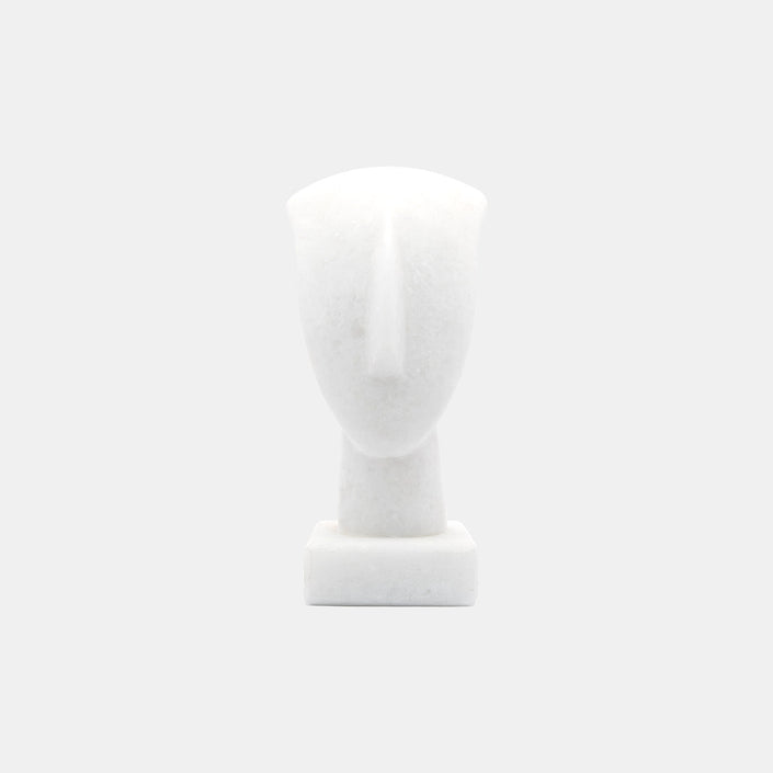 Head of a Figurine, Triangle Spedos, Naxos Marble, Cycladic Art H13