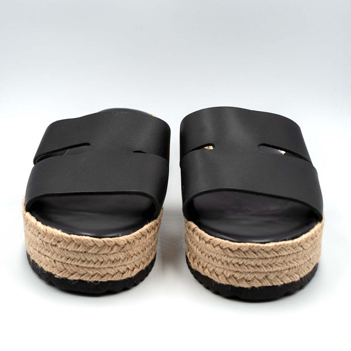 H Design, Platform, Handcrafted Leather Sandals Sandals 114 € Tereza's Greek Concept Store