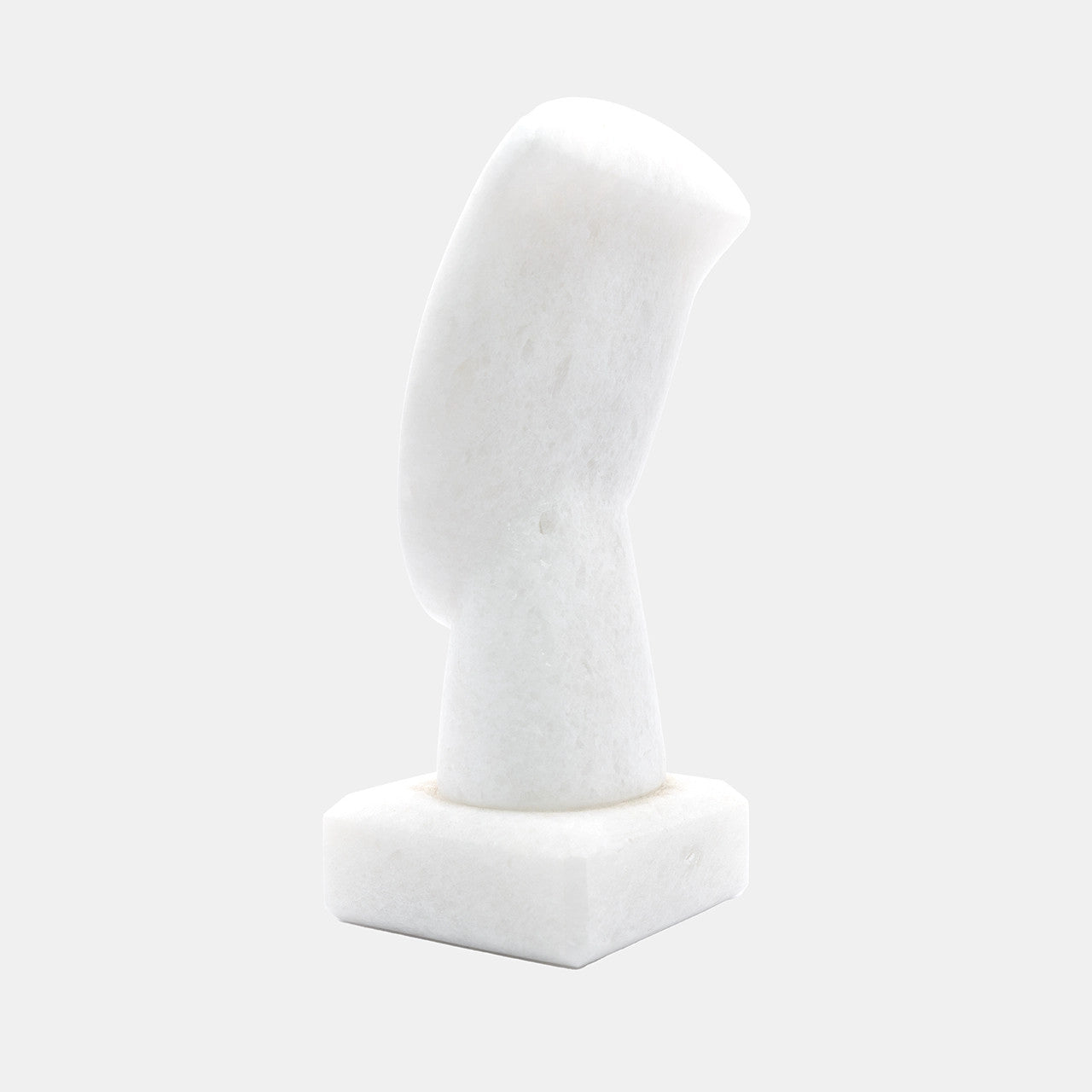 Handmade Cycladic Head Sculpture – Round Spedos Naxos Marble