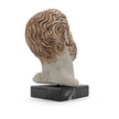 Handmade Head of Hippocrates Sculpture styled view