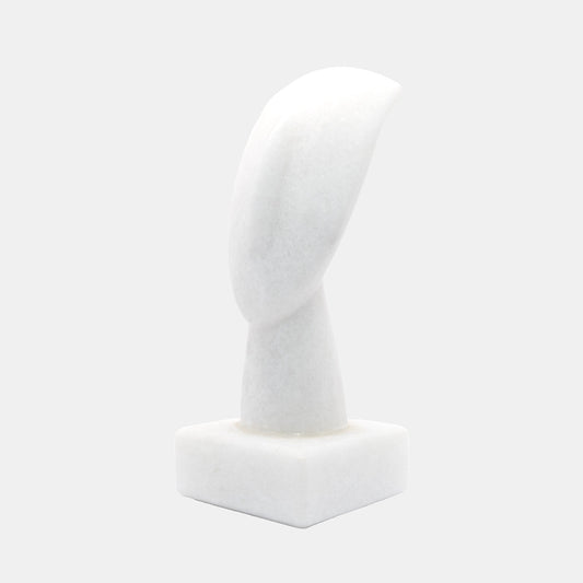 Handmade Cycladic Head Sculpture – Triangle Spedos Figurine in Naxos Marble
