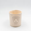 Cycladian Style, Short Ceramic Mug in Ivory